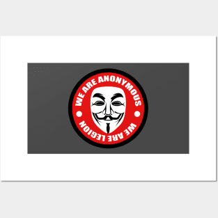 Anonymous - we are legion Posters and Art